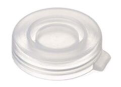 Kapak 18mm, Pe, 19.8 X 5.2mm, Üst Kapalı, Şeffaf 100 Adet