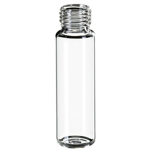 Vial 20 ml, Precision Thread Headspace, 75.5 X 22.5mm, Şeffaf, 1.Hidrolit Kalite, Dibi Yuvarlak (Manyetikik Vidalı Kapak İçin Uygun) 100 Adet