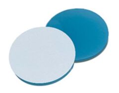 Septa 19mm, Silikon Şeffaf Mavi, /Ptfe Beyaz, 45° Shore A, 1.3mm 100 Adet