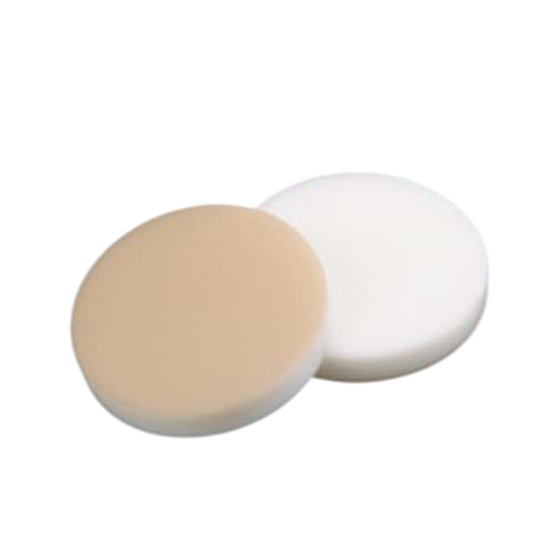 Septa 20mm, Silikon Şeffaf/Ptfe Bej, 45° Shore A, 3.2mm 100 Adet