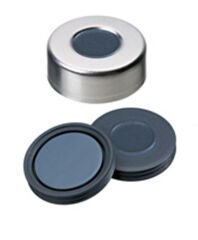 Kapak 20mm, Alüminyum, Düz, Orta Delikli, Pharma-Fix-Septa, Butyl/Ptfe, 50° Shore A, 3.0mm 100 Adet