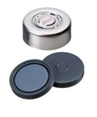 Kapak 20mm, Alüminyum, Düz, Ortadan Çikalir, Pharma-Fix-Septa, Butyl/Ptfe, 50° Shore A, 3.0mm 100 Adet