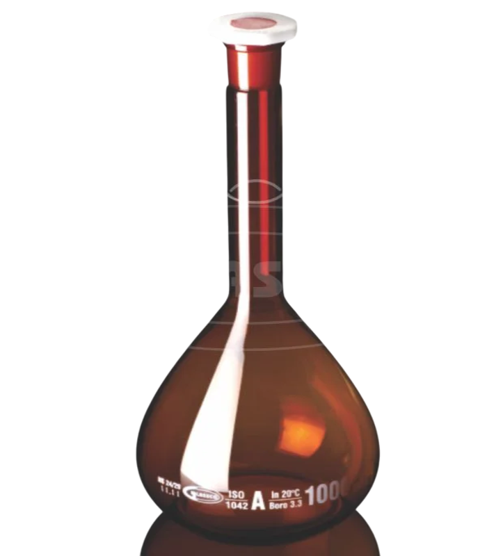 Balon Joje - Amber - A Kalite - Grup Sertifikalı - PP Kapaklı - NS 19/26 - 500 ml 2 ADT/PKT