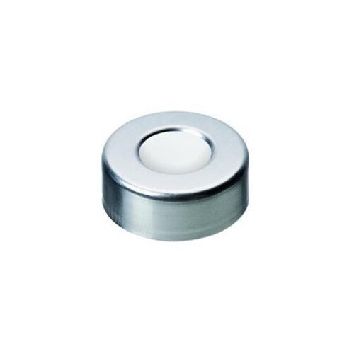 Kapak 20mm, Manyetikik, Altın Lake, 8mm Orta Delikli, Septa, Butyl Kalıplı, Koyu Gri, 55° Shore A, 3.0mm 100 Adet