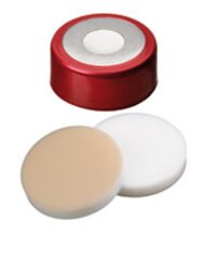 Kapak 20mm, Manyetikik, Kırmızı Lake, 8mm Orta Delik, Silikon Beyaz/Ptfe Beji, 45° Shore A, 3.2mm 100 Adet